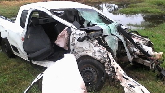 Venado Tuerto: murieron tres jóvenes en un choque frontal