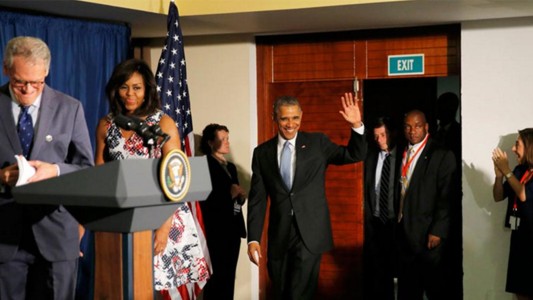 En fotos: así fue la llegada de Obama a Cuba