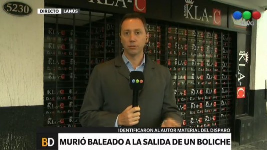 Murió baleado a la salida de un boliche