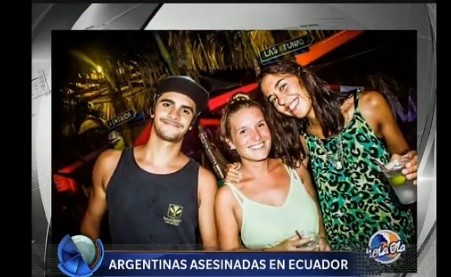 Encontraron a un joven que estuvo con las argentinas asesinadas en Ecuador