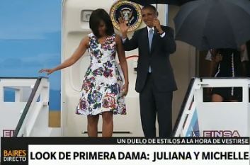 Look de primera dama: Michelle y Juliana