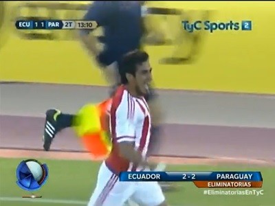 Ecuador empató sobre el final y le ahogó el festejo al Paraguay de Ramón