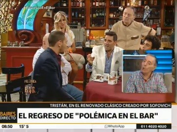 Tristán y el regreso de Polémica en el Bar