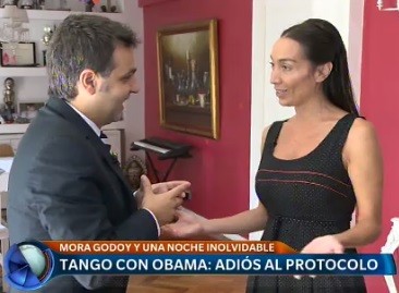 Moira Godoy, la mujer que bailó el tango con Obama