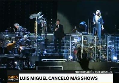 Luis Miguel canceló más shows por sus problemas auditivos