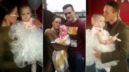 Un padre se "casó" con su hija de 16 meses porque le quedaban dos días de vida