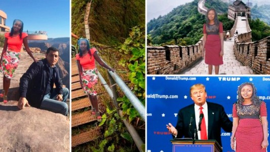 La mujer keniata que usó mal el Photoshop para simular sus vacaciones y se volvió viral