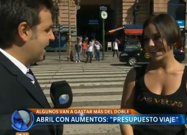 Abril con aumentos: "presupuesto viajes"