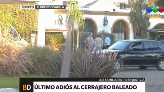 Ultimo adiós al cerrajero asesinado en el microcentro