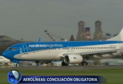 Aerolíneas Argentinas: dictan la conciliación obligatoria