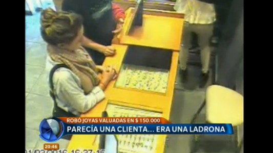 Parecía una clienta, pero era una ladrona