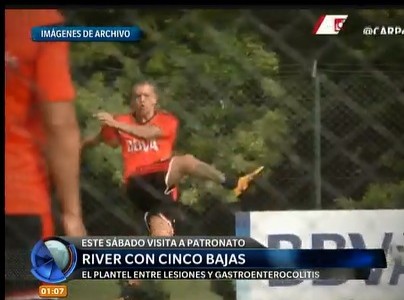 River ante Patronato con 5 bajas