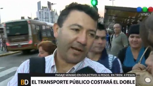 La preocupación de los usuarios del transporte público