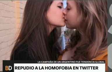 Repudio a la homofobia en Twitter