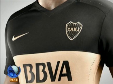 Boca se viste de negro y dorado