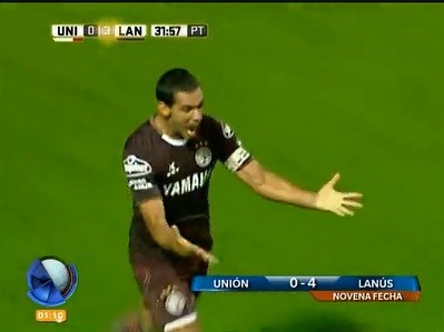 Lanús goleó 4 a 0 a Unión en Santa Fe