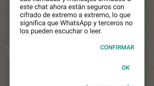 WhatsApp anunció que activó el cifrado de mensaje para todos sus usuarios