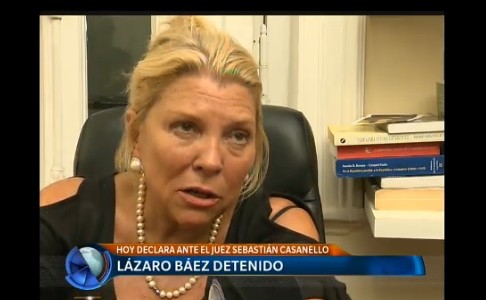 Carrió: "El peor castigo para Lázaro Báez es ver a su hijo preso"