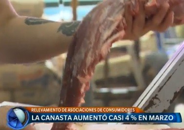 La canasta aumentó casi un 4% en marzo