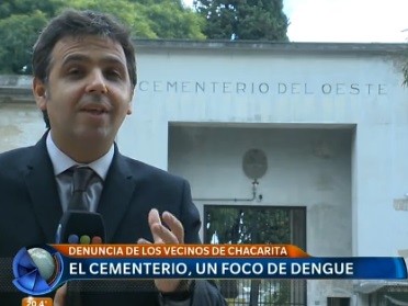 El cementerio, foco de dengue