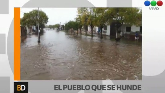 Un intendente cordobés denunció que su pueblo se hunde