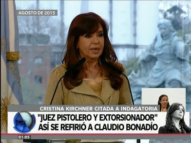 La opinión de Cristina sobre el juez Bonadío