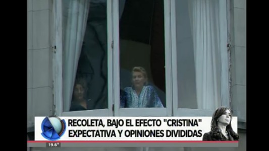Recoleta, bajo el efecto "Cristina"