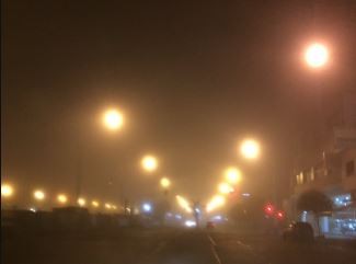 Densos bancos de niebla complican los accesos a la Ciudad