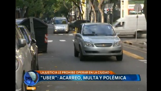 Uber: acarreo, multa y polémica