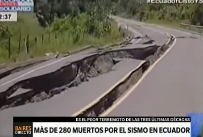 Las imágenes más devastadoras del terremoto en Ecuador