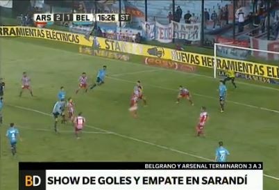 Show de goles y empate en Sarandí