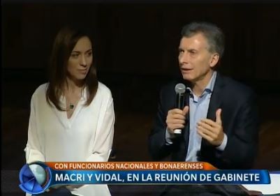 Macri y Vidal se reunieron con funcionarios bonaerenses