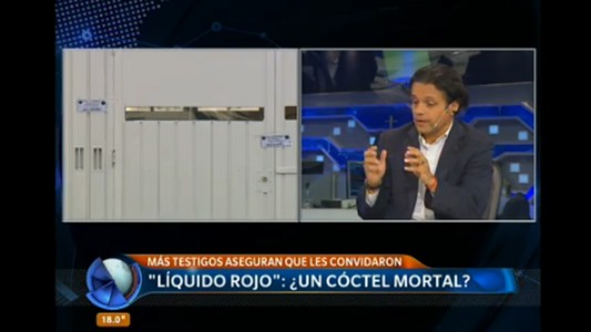 "Líquido rojo": ¿un cóctel mortal?