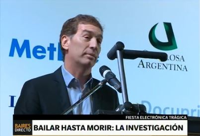 Diego Santilli condenó al "veneno que está matando a nuestros jóvenes"