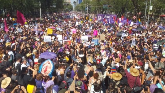 Histórica movilización en México contra el acoso y la violencia de género