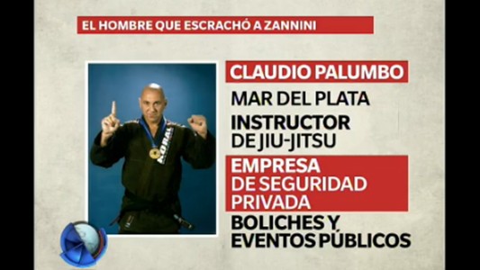 Quién es el hombre que escrachó a Carlos Zannini