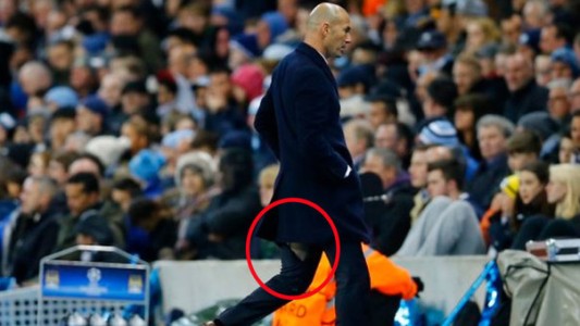 Zidane se emocionó y volvió a romper su pantalón