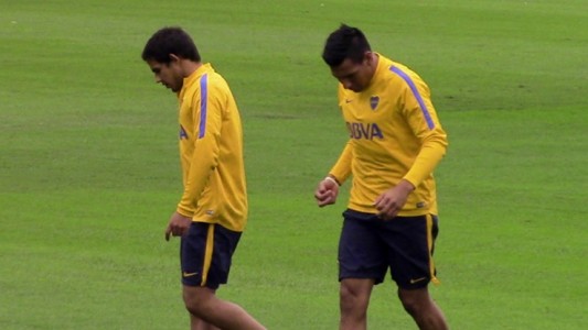Boca entrenó antes de viajar a Paraguay con Meli y Chávez, sin Pérez ni Carrizo