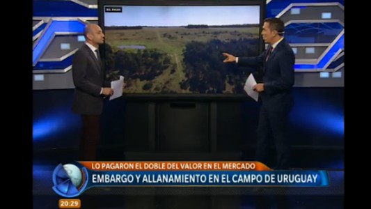 Embargo y allanamiento en el campo de Uruguay