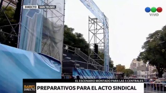 Acto de las 3 CGT y las 2 CTA por el Día del Trabajador