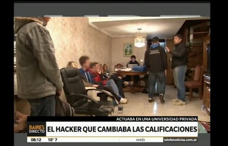El alumno hacker ya había sido detenido en 2013 por robar 50 mil dólares al mes