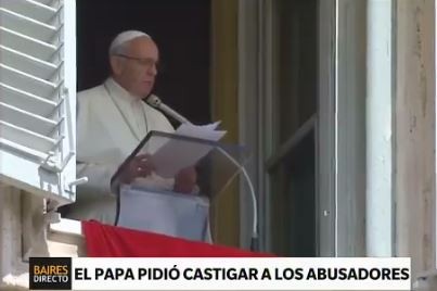 El Papa pidió castigar a los abusadores