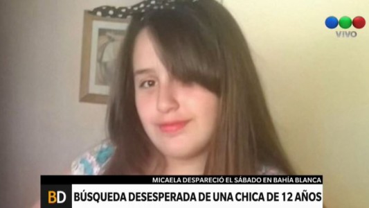 Desesperada búsqueda de una chica de 12 años en Bahía Blanca
