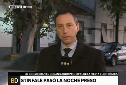 Time Warp: Stinfale pasó la noche detenido