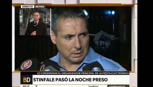 Time Warp: defensa de Stinfale tildó de "locura" su detención y  apuntó a la "responsabilidad" de los jóvenes muertos