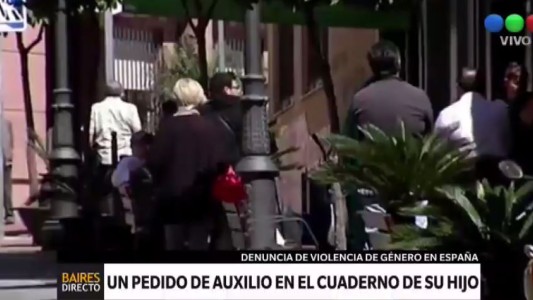 España: Víctima de violencia de género pidió auxilio en un cuaderno de su hijo