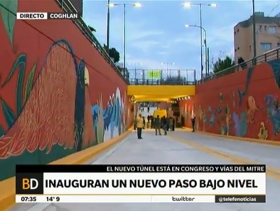 Inauguraron el paso bajo nivel número 26 de la ciudad de Buenos Aires