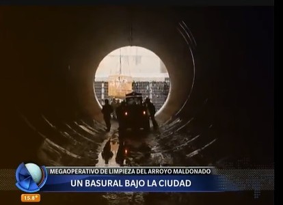 Un basural bajo la ciudad