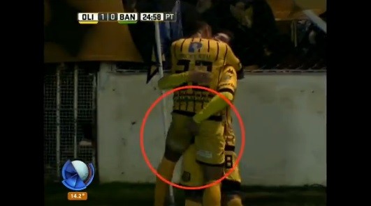 Festejo de gol "mimoso"