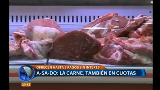 Asado: la carne, también en cuotas